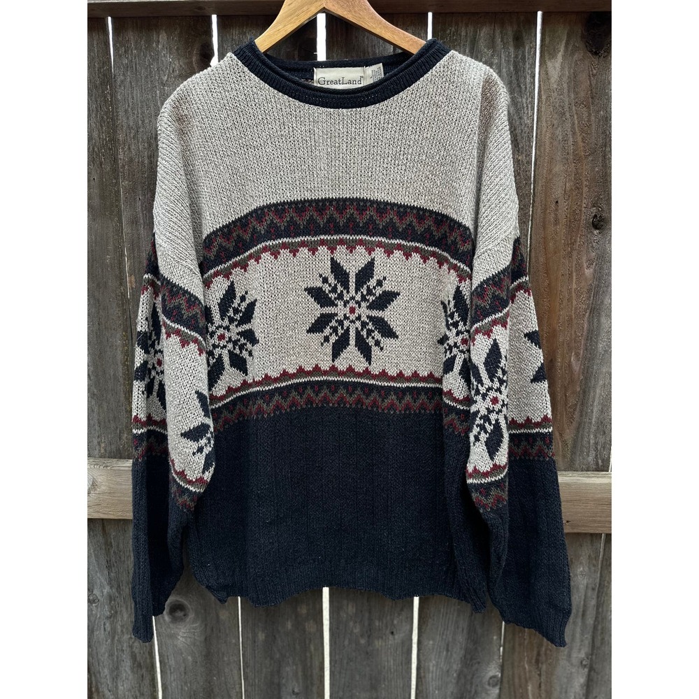 Vintage Greatland Mens Sweater size Large
